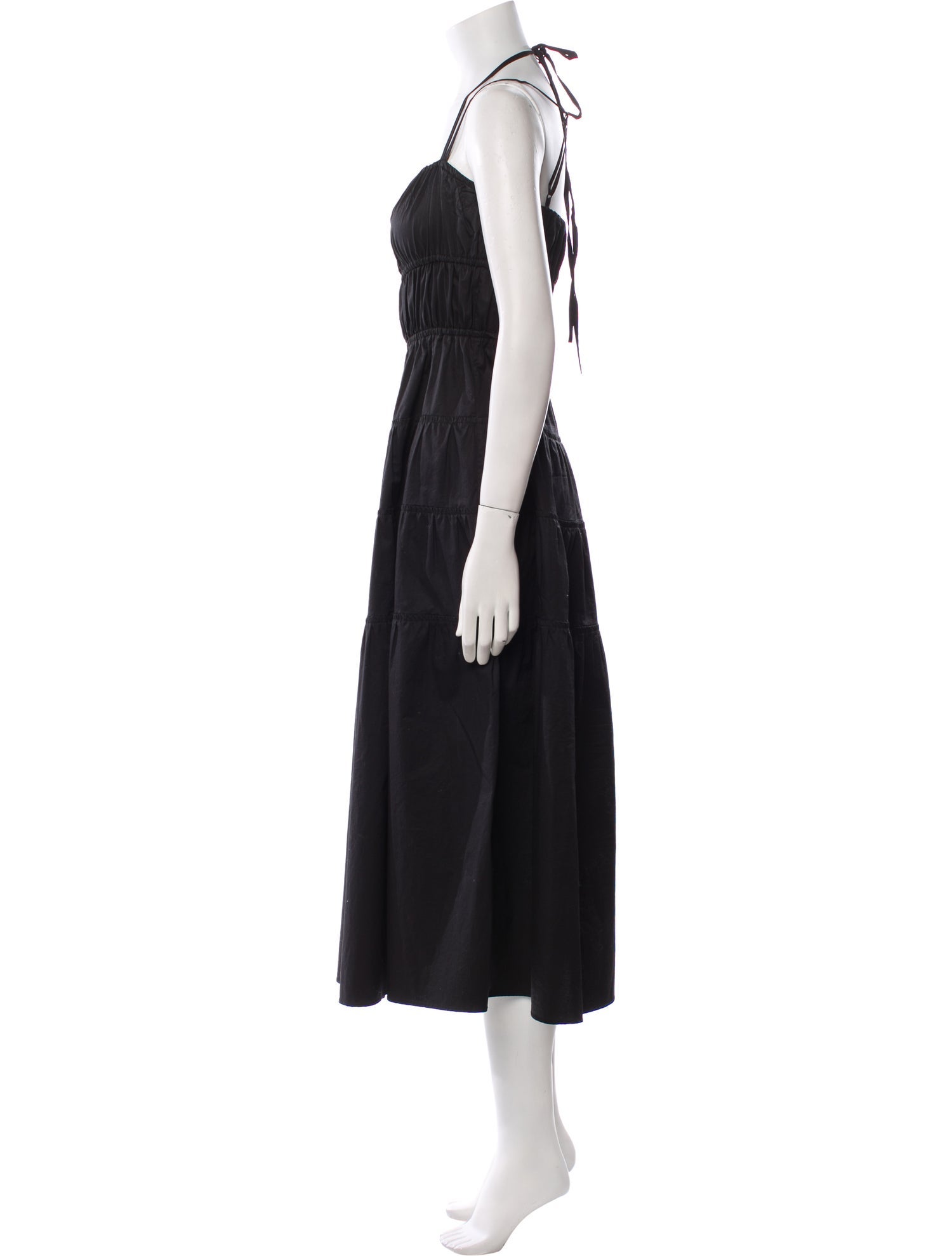 Sandro Square Neckline Long Dress