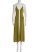 Sandro V-Neck Long Dress