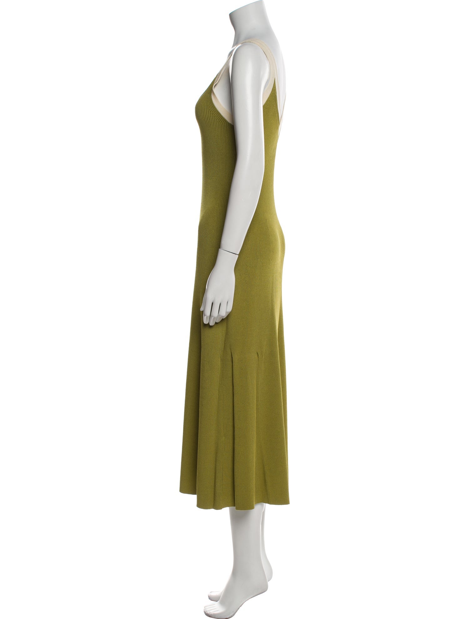 Sandro V-Neck Long Dress