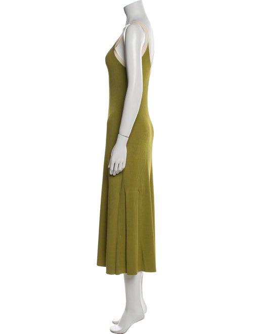 Sandro V-Neck Long Dress