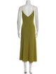 Sandro V-Neck Long Dress