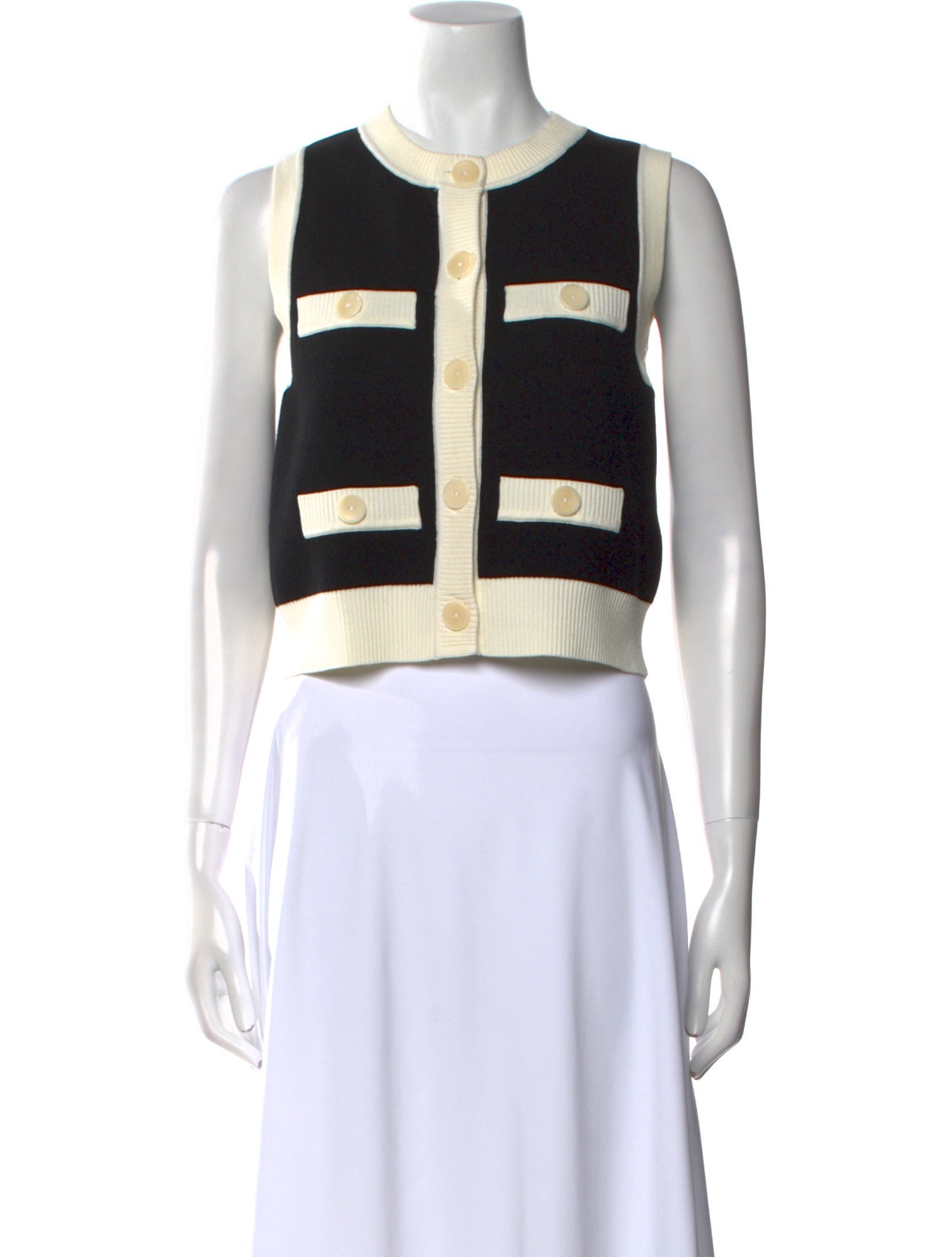 Sandro Striped Crew Neck Sweater w/ Tags