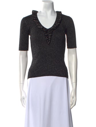 Sandro Scoop Neck Sweater