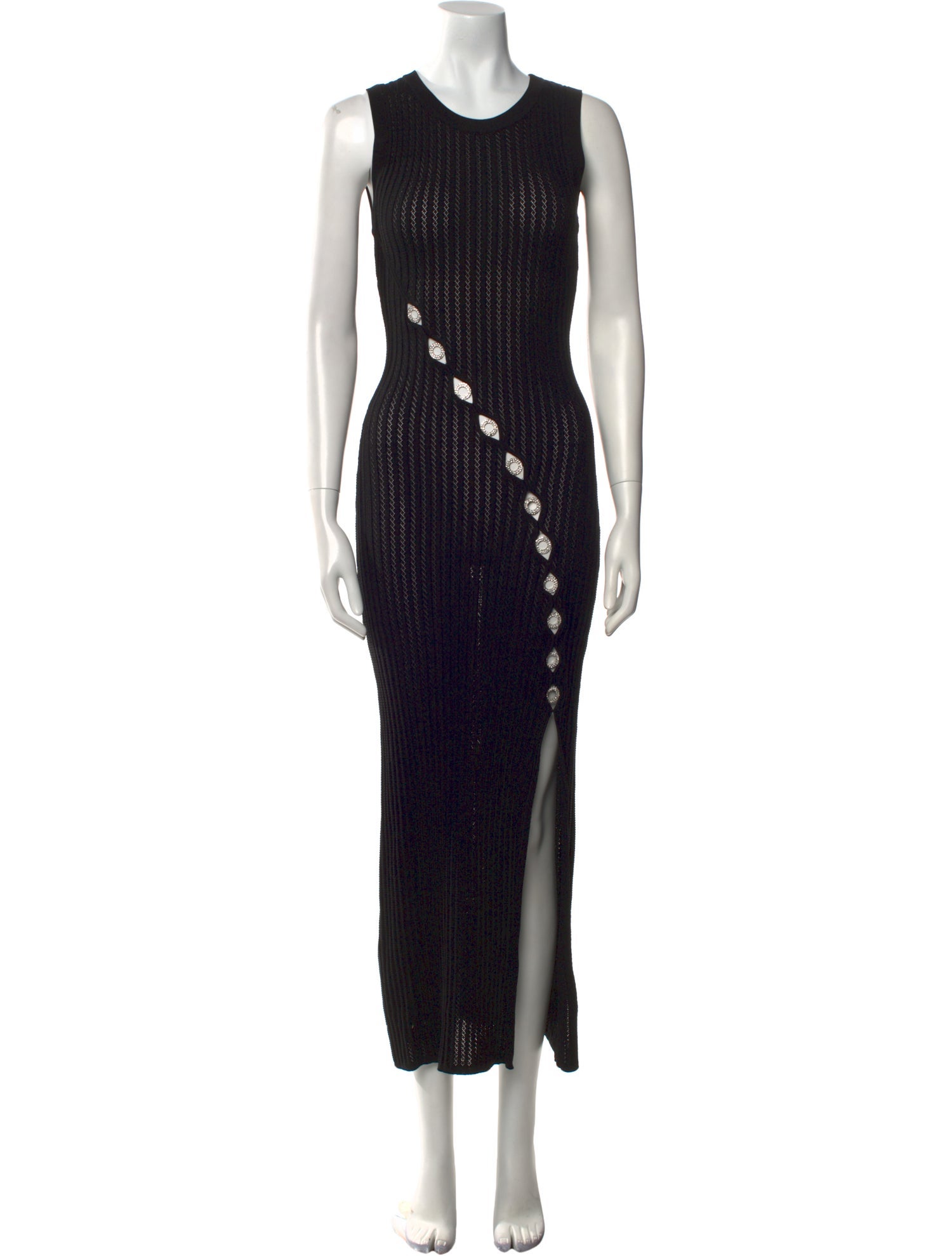 Sandro Striped Long Dress