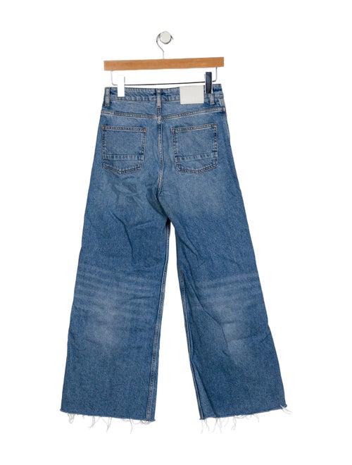 Sandro High-Rise Wide Leg Jeans