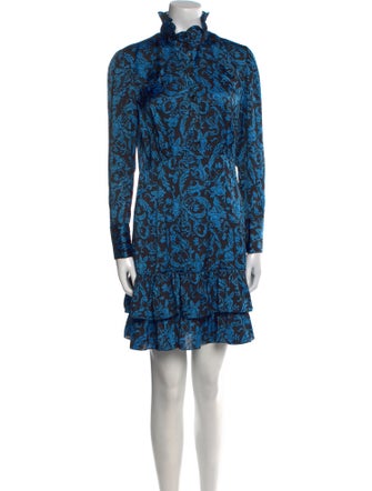 Sandro Floral Print Knee-Length Dress