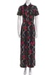 Sandro Floral Print Jumpsuit