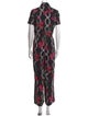 Sandro Floral Print Jumpsuit