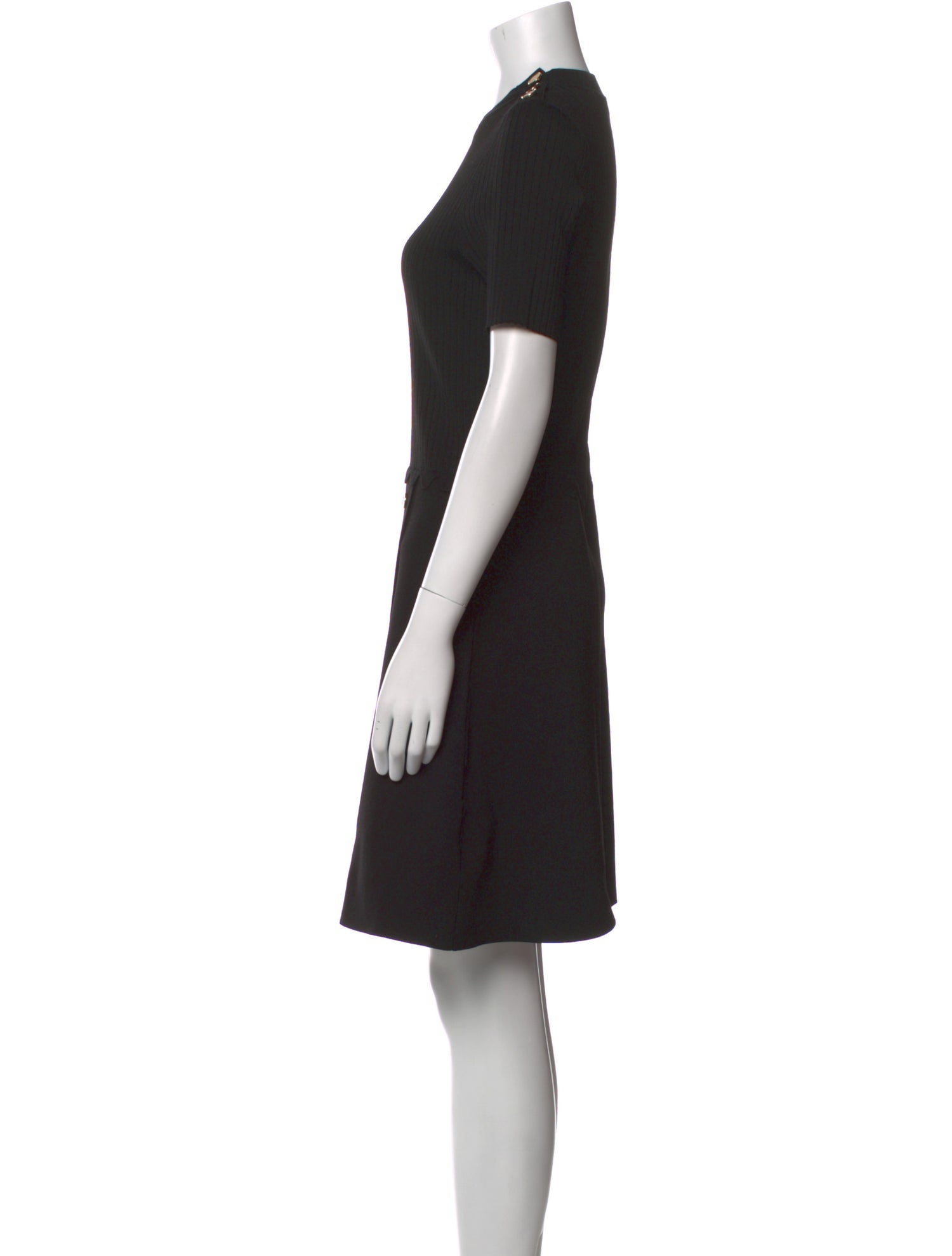 Sandro Crew Neck Knee-Length Dress