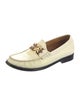Sandro Embossed Leather Chain-Link Accents Loafers
