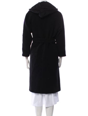 Sandro Wool Faux Fur Coat