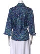 Sandro Silk Floral Print Blouse