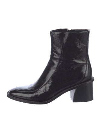 Sandro Patent Leather Boots