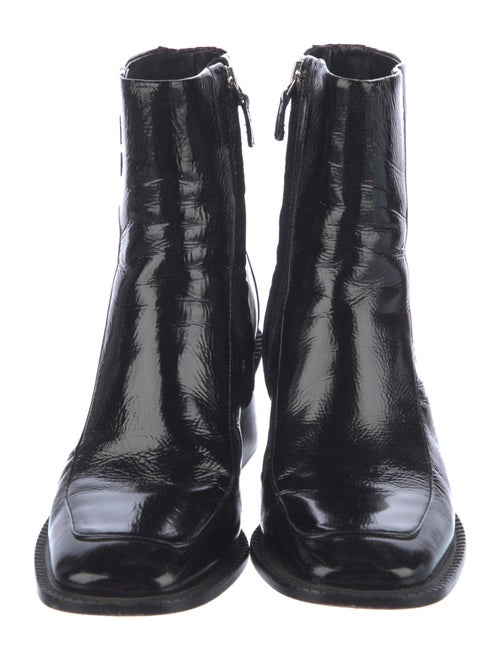 Sandro Patent Leather Boots