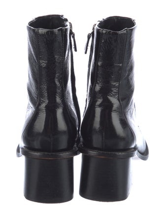 Sandro Patent Leather Boots