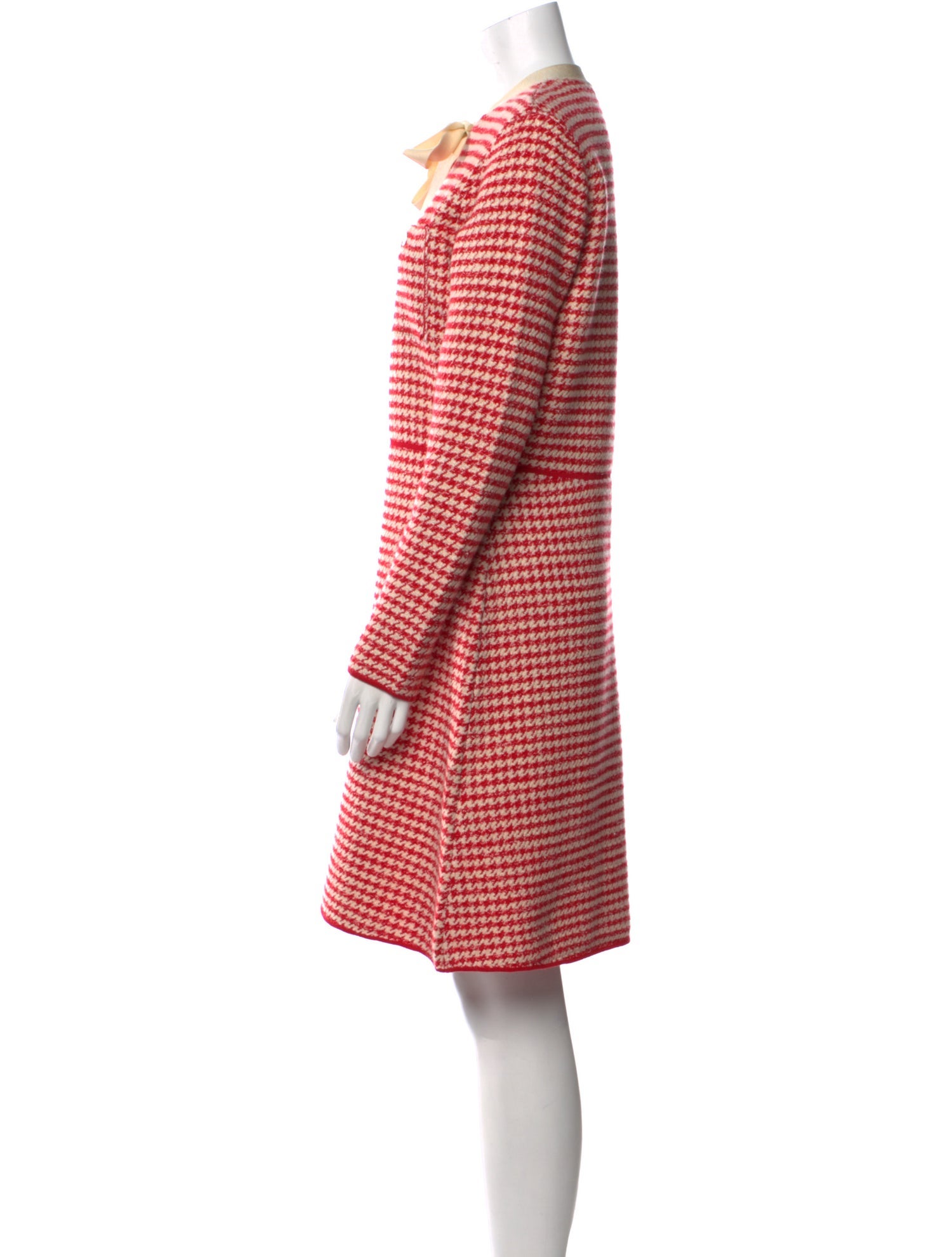 Sandro Plaid Print Knee-Length Dress