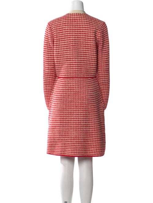 Sandro Plaid Print Knee-Length Dress