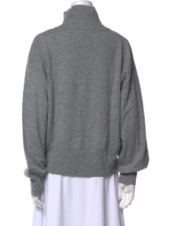 Sandro Wool Mock Neck Sweatshirt