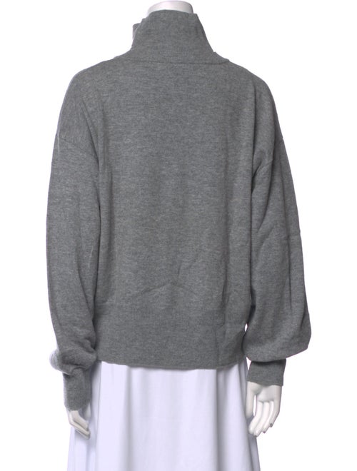 Sandro Wool Mock Neck Sweatshirt