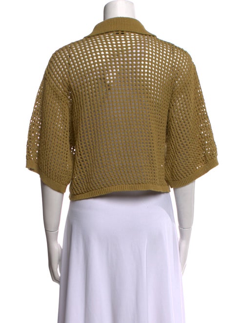 Sandro Short Sleeve Crop Top