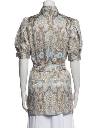 Sandro Floral Print Jacket