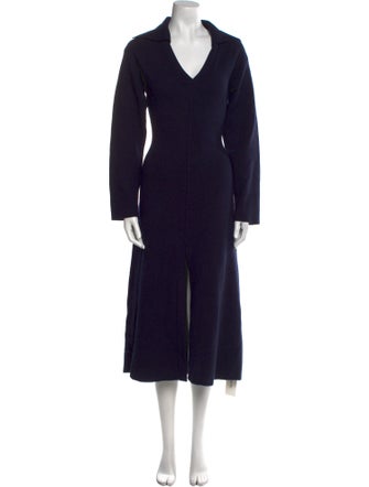 Sandro Wool Long Dress