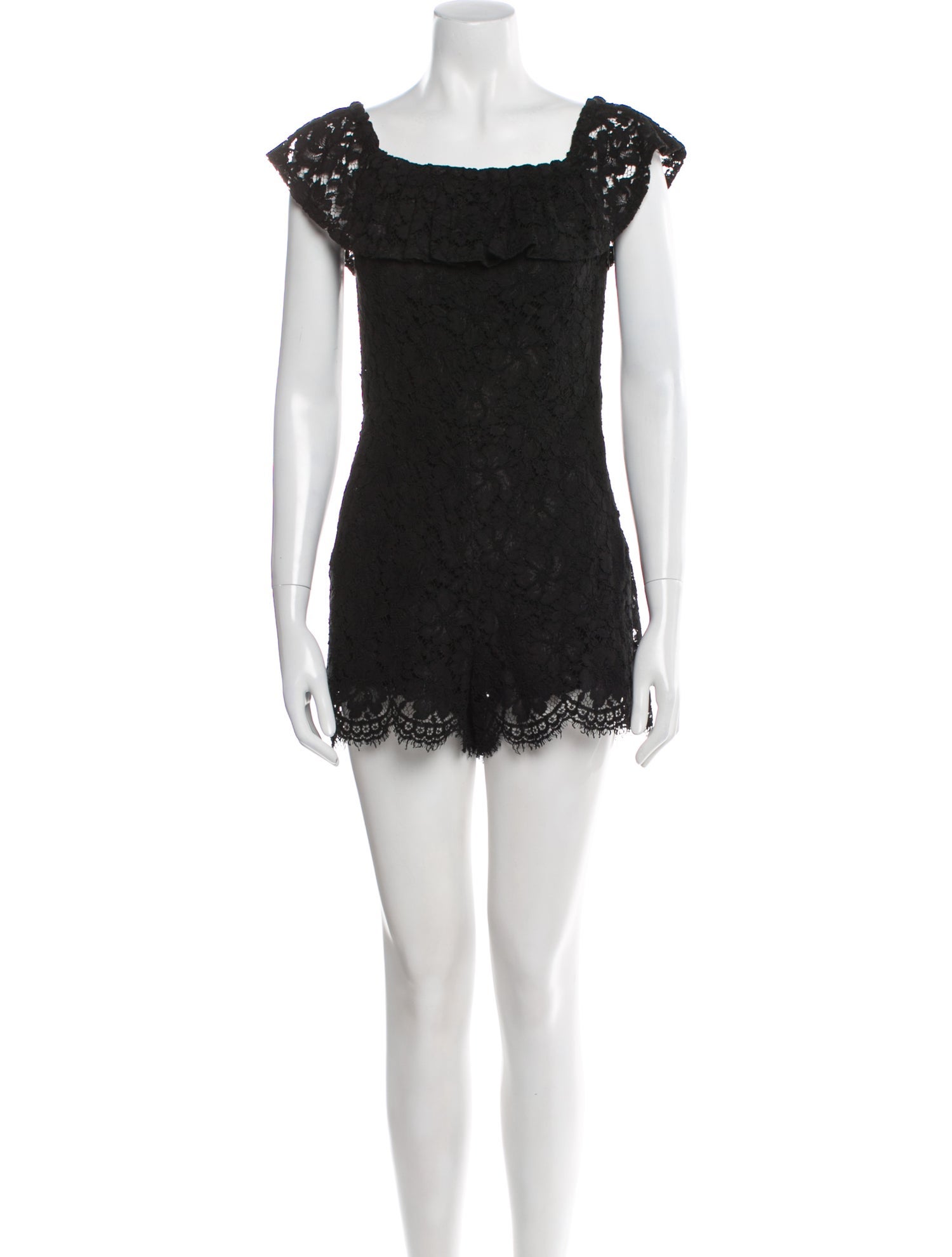 Sandro Square Neckline Romper