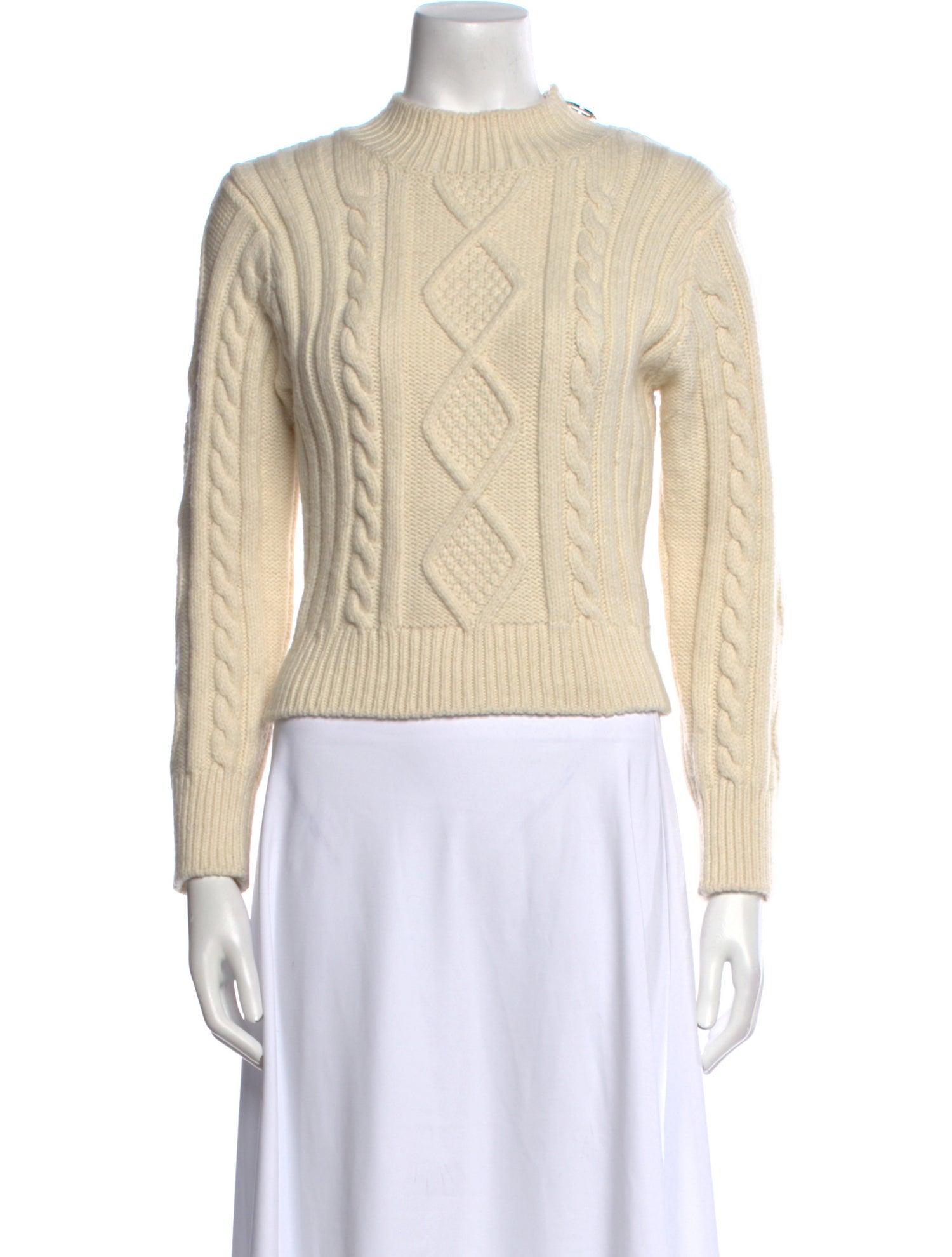 Sandro Wool Mock Neck Sweater