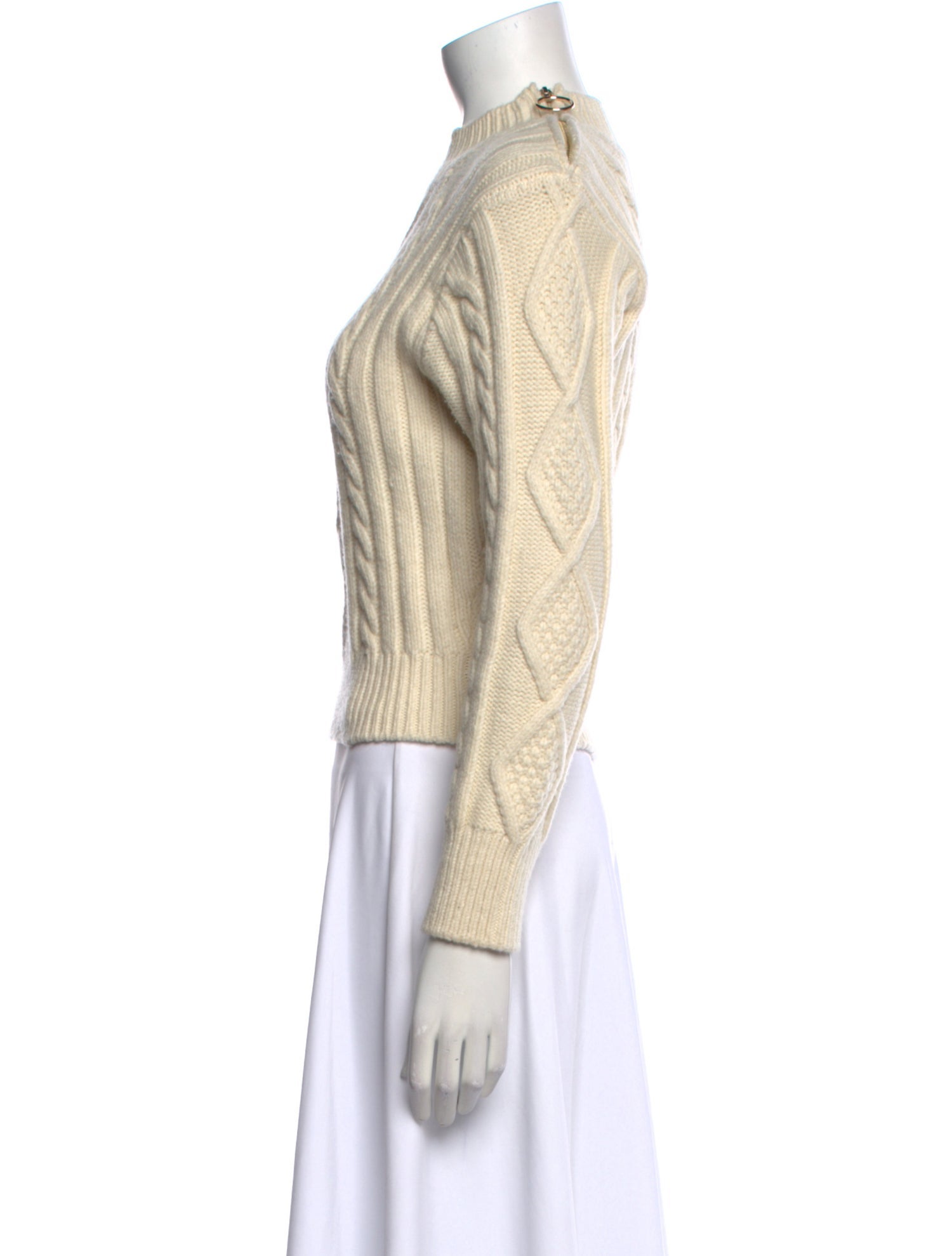 Sandro Wool Mock Neck Sweater