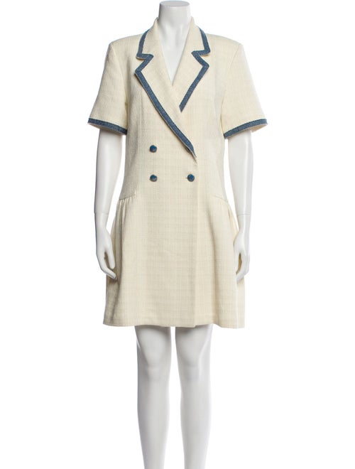 Sandro Colorblock Pattern Mini Dress