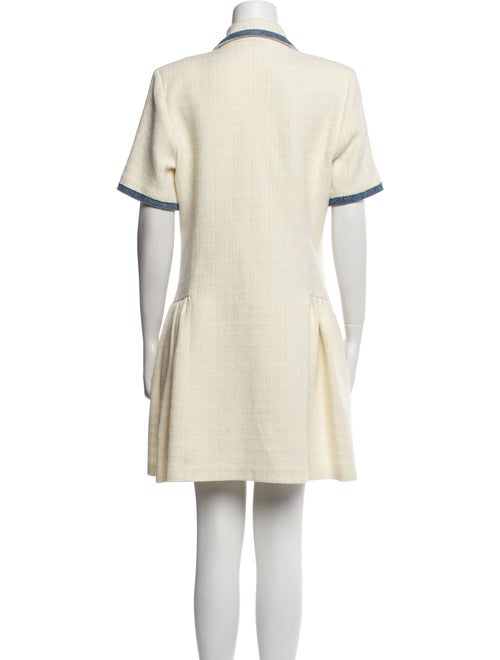 Sandro Colorblock Pattern Mini Dress