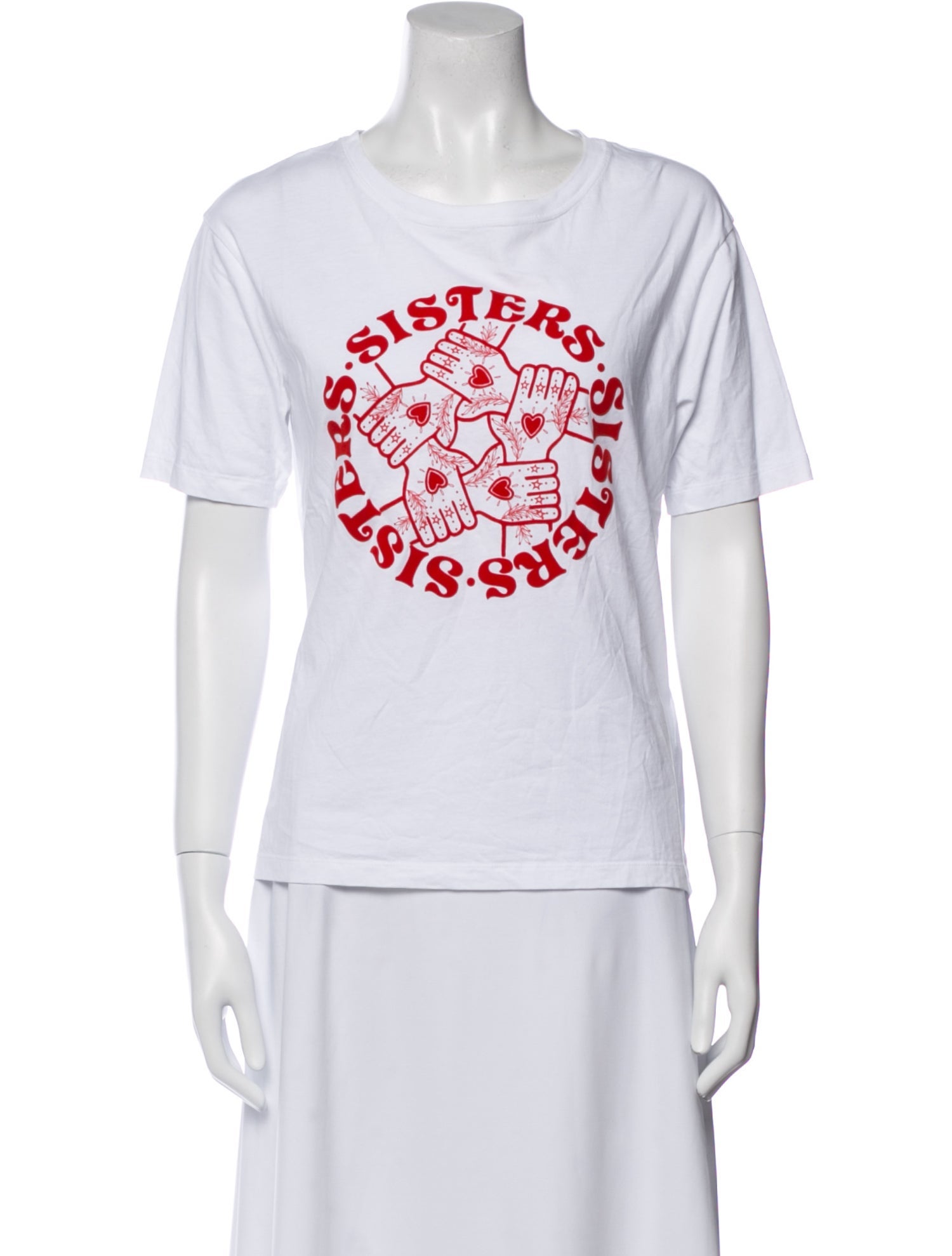 Sandro Graphic Print Crew Neck T-Shirt