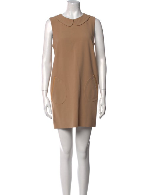 Sandro Crew Neck Mini Dress