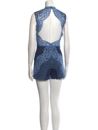 Sandro Lace Lace Pattern Romper