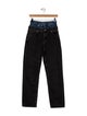 Sandro High-Rise Straight Leg Jeans