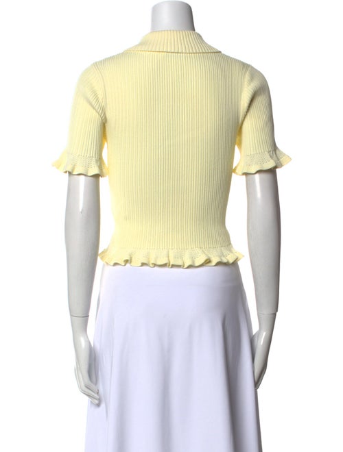 Sandro Short Sleeve Crop Top