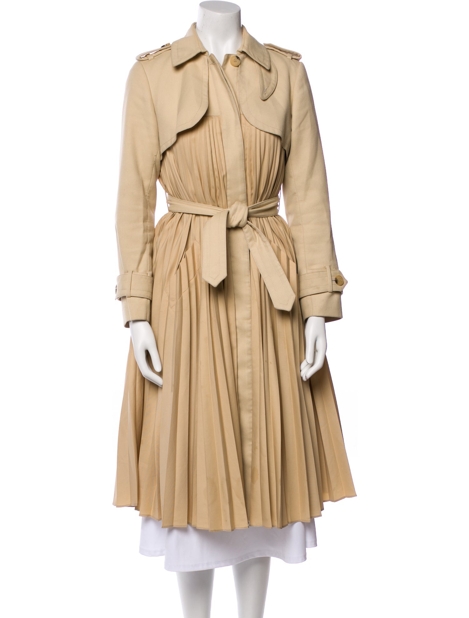 Sandro Printed Trench Coat