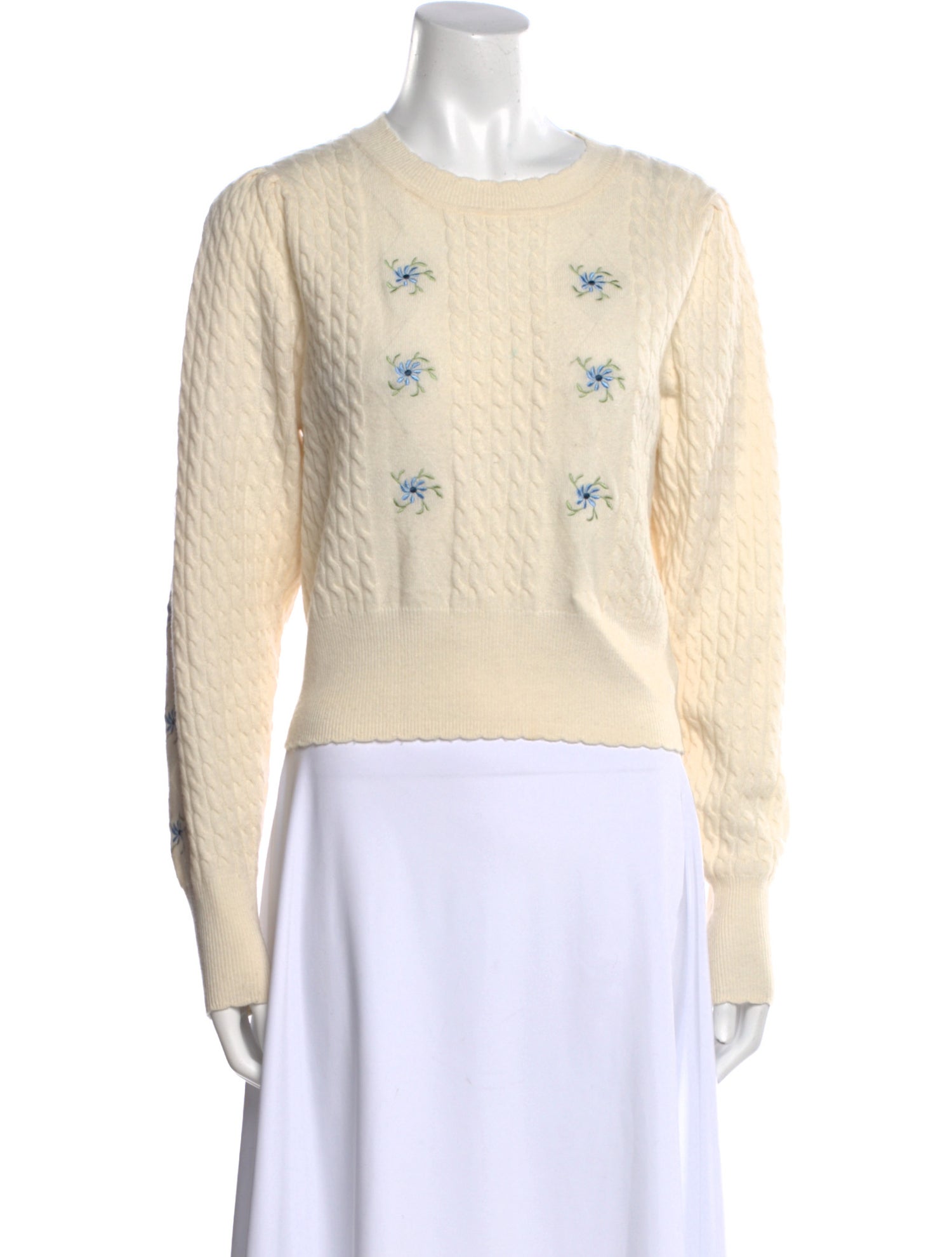 Sandro Wool Printed Sweater