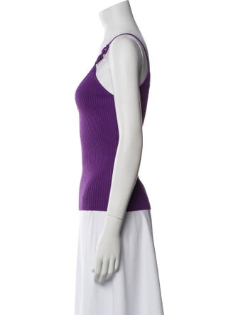 Sandro V-Neck Sleeveless Top