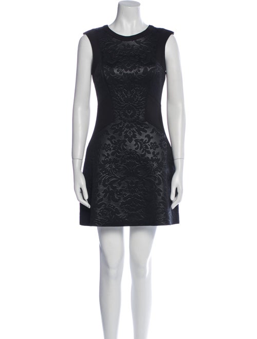Sandro Lace Pattern Mini Dress