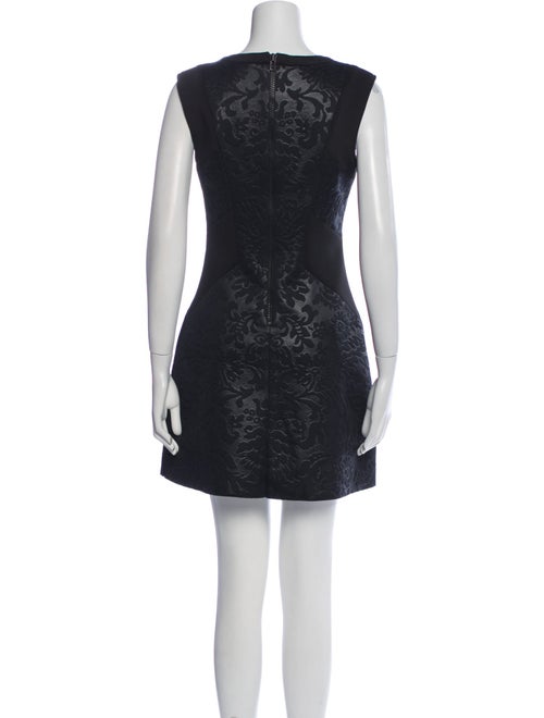 Sandro Lace Pattern Mini Dress