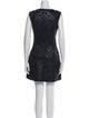 Sandro Lace Pattern Mini Dress