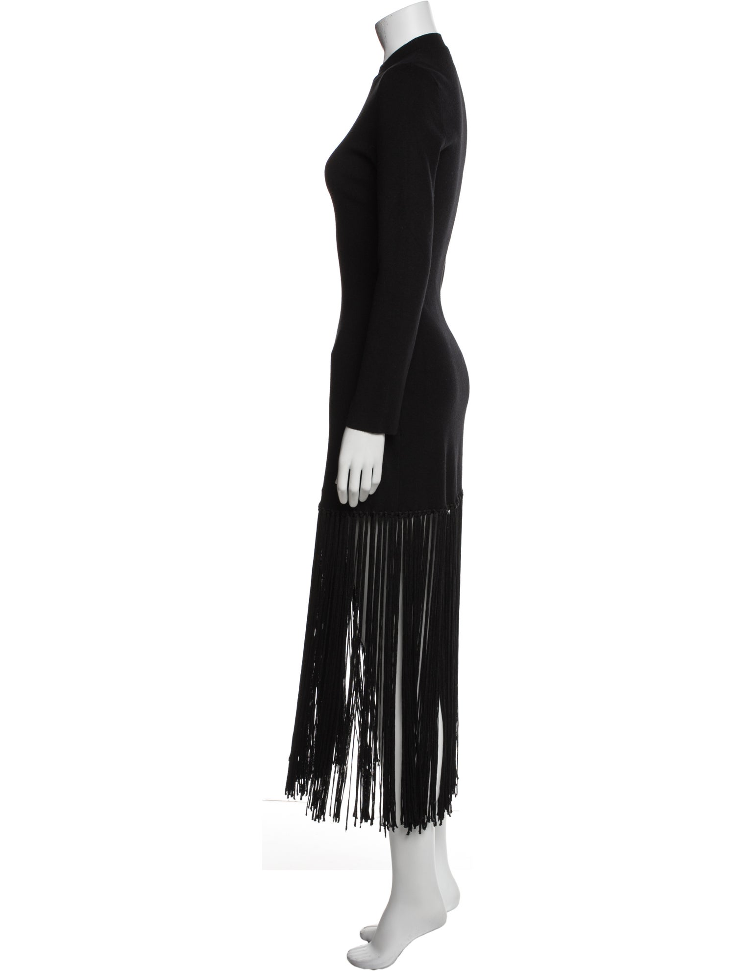 Sandro Mock Neck Long Dress