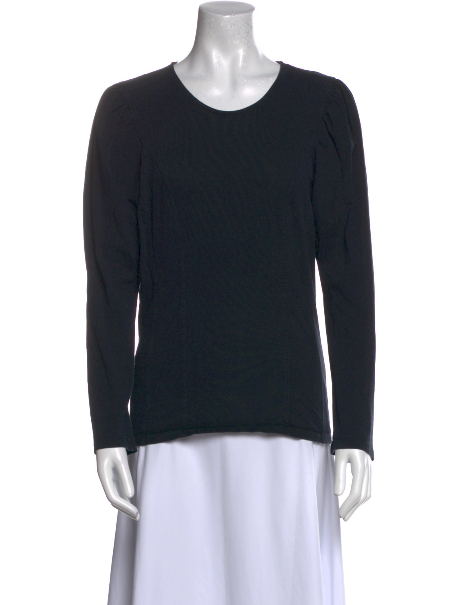 Sandro Scoop Neck Long Sleeve Sweatshirt