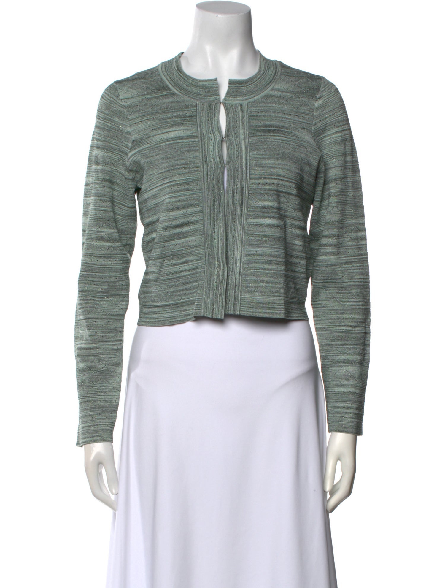 Sandro Striped Crew Neck Sweater