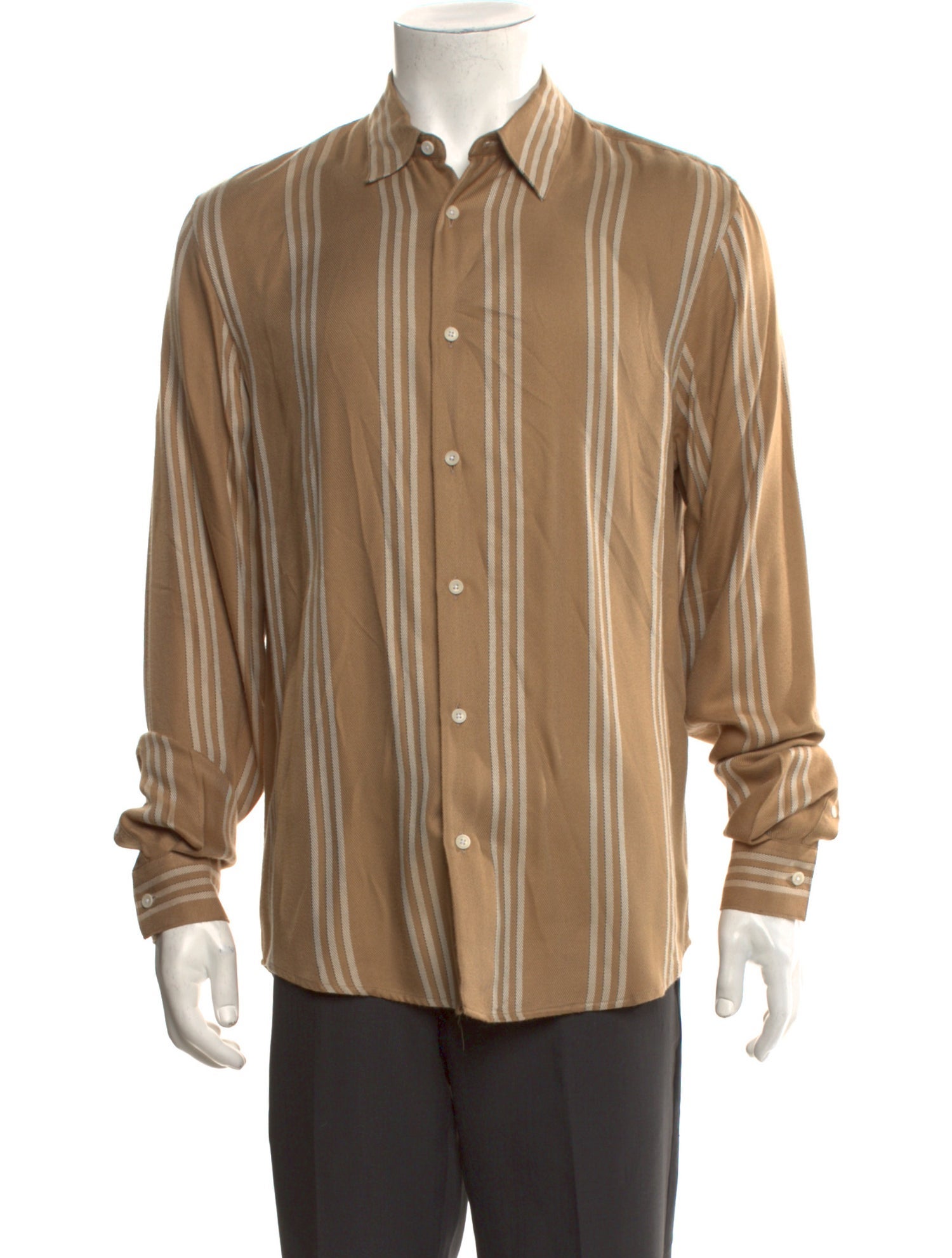 Sandro Striped Long Sleeve Shirt
