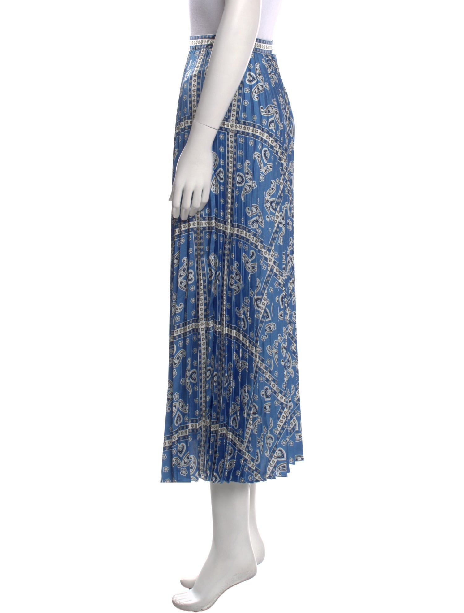 Sandro Printed Midi Length Skirt w/ Tags