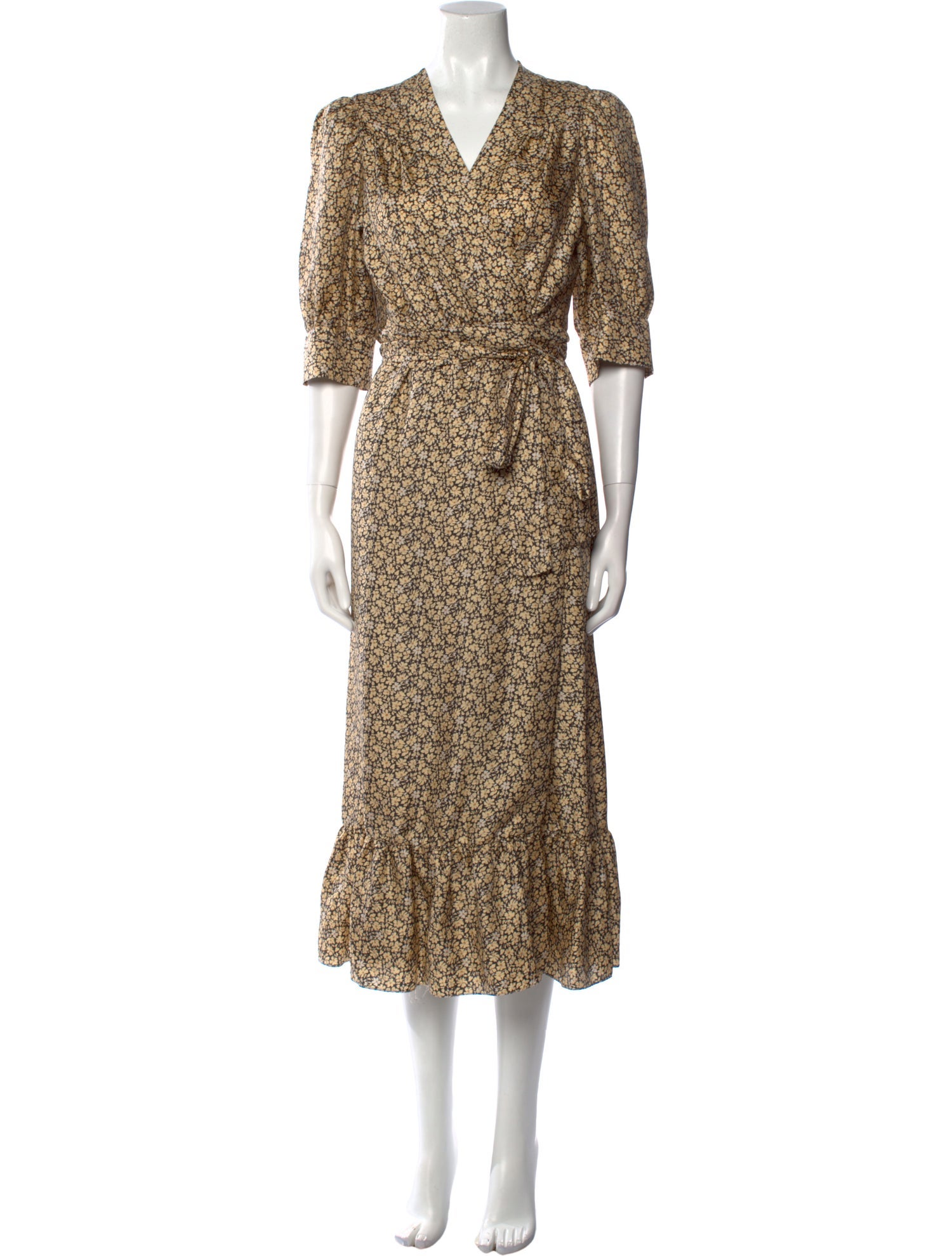 Sandro Silk Long Dress