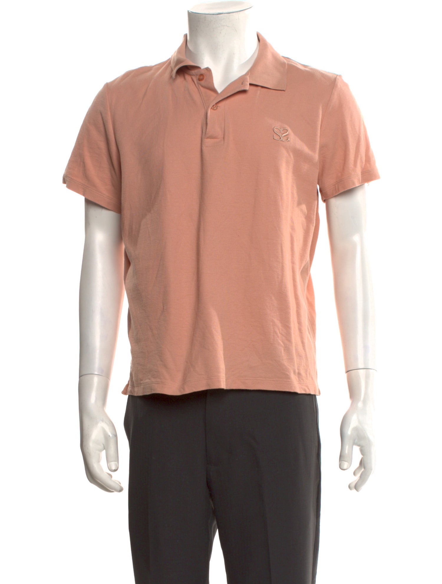 Sandro Collar Short Sleeve Polo Shirt