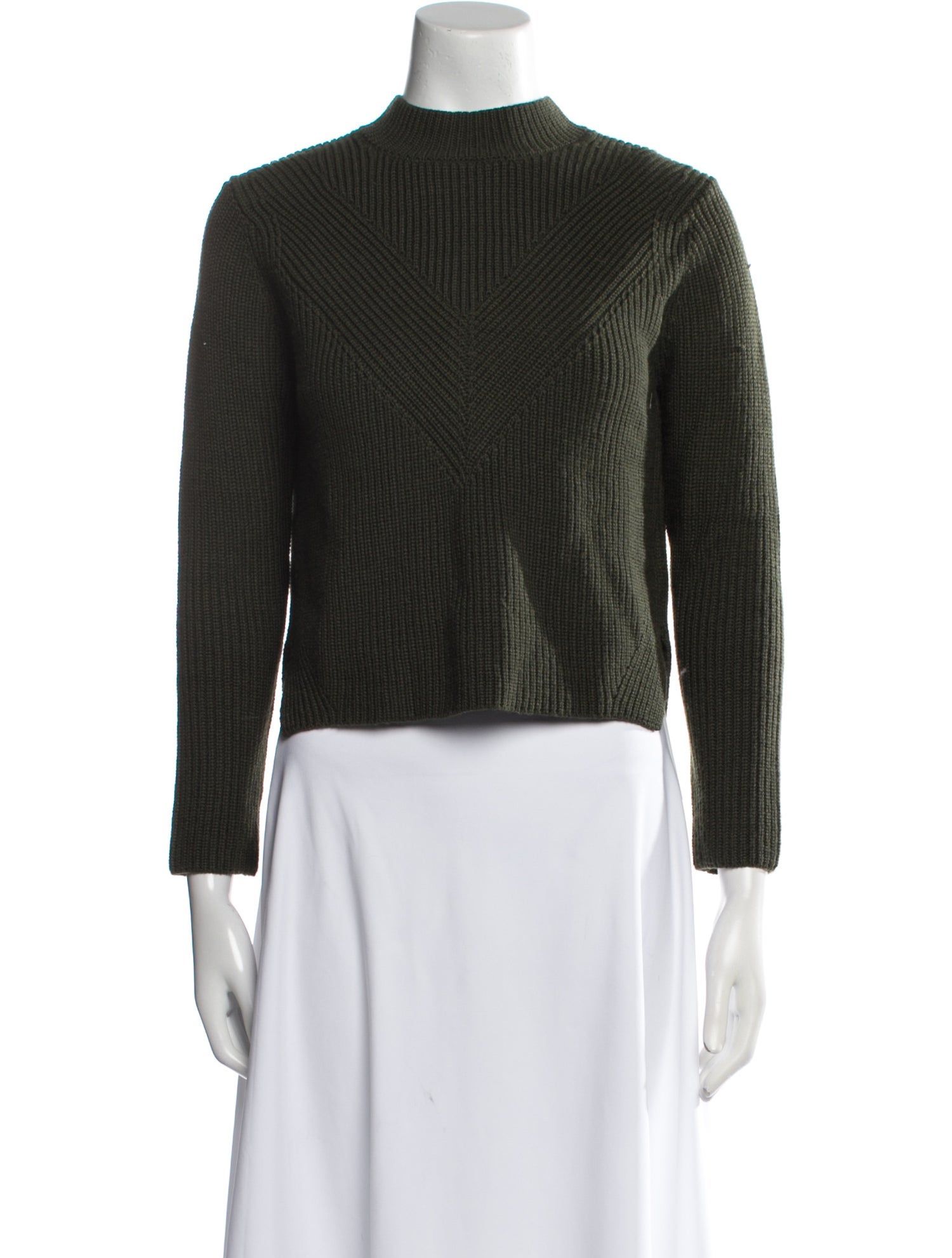 Sandro Wool Mock Neck Sweater